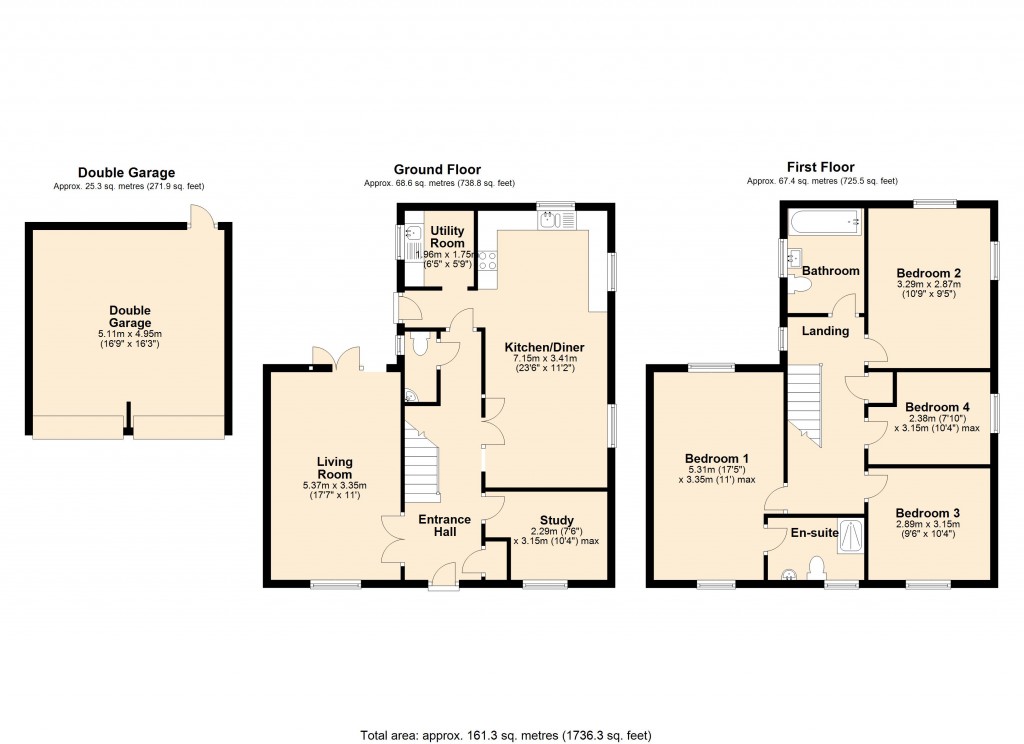 Floorplans For Staverton, Trowbridge