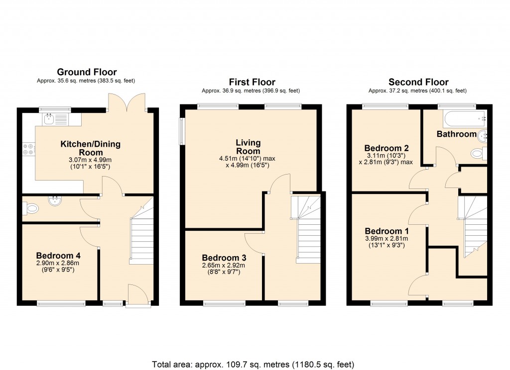 Floorplans For Trowbridge, Wiltshire