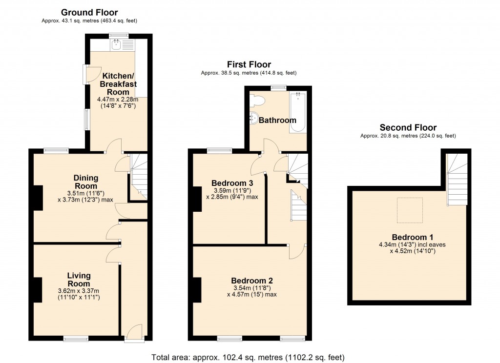 Floorplans For Trowbridge, Wiltshire