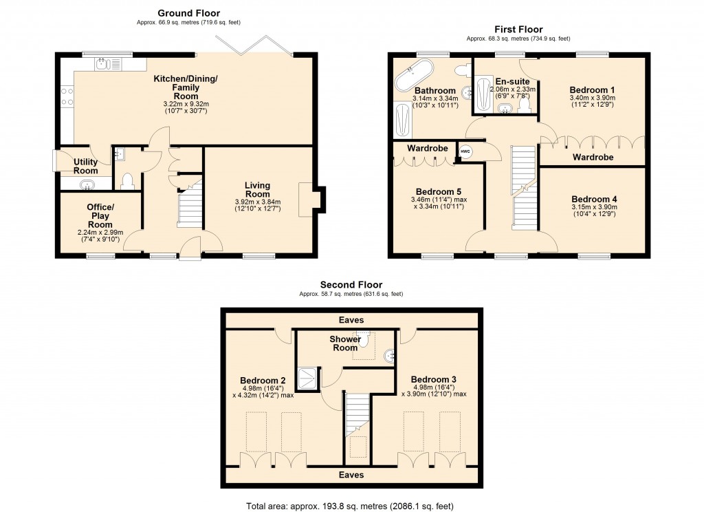 Floorplans For Melksham, Wiltshire
