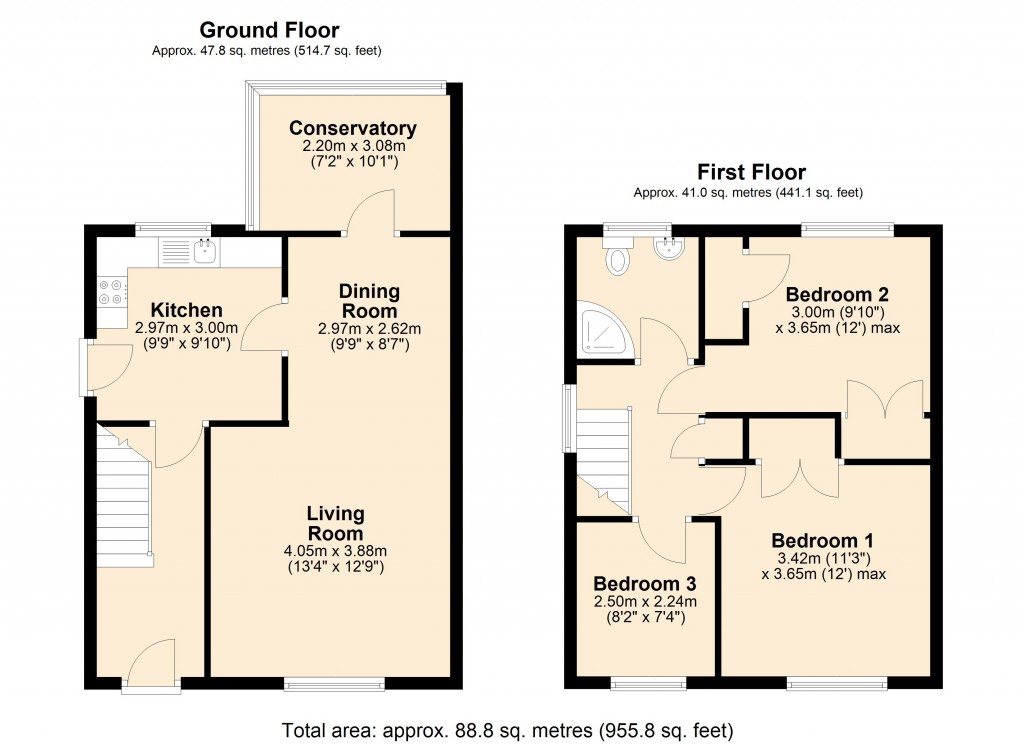 Floorplans For Hilperton, Trowbridge, Wiltshire