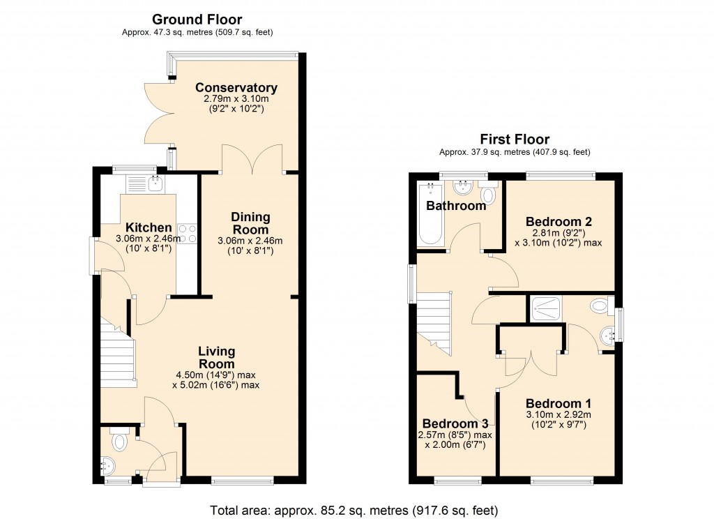 Floorplans For Hilperton, Trowbridge, Wiltshire