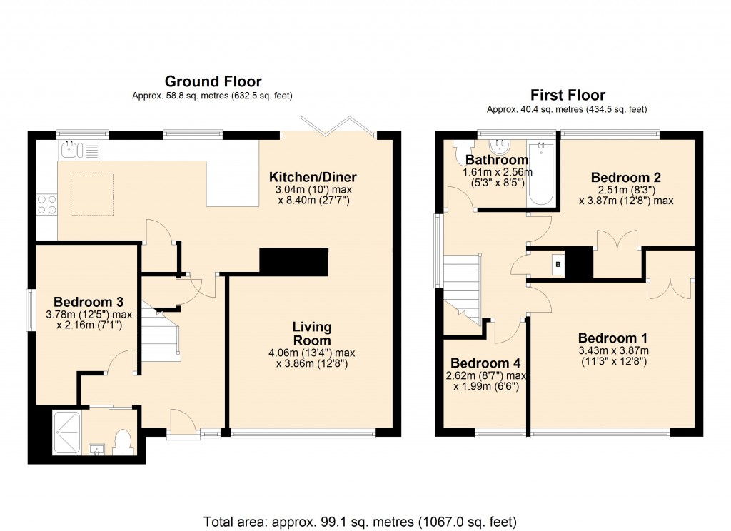 Floorplans For Trowbridge, Wiltshire