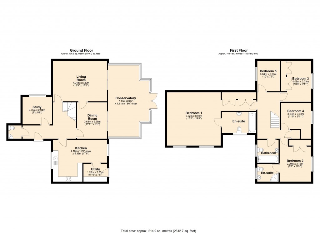 Floorplans For West Ashton, Wiltshire