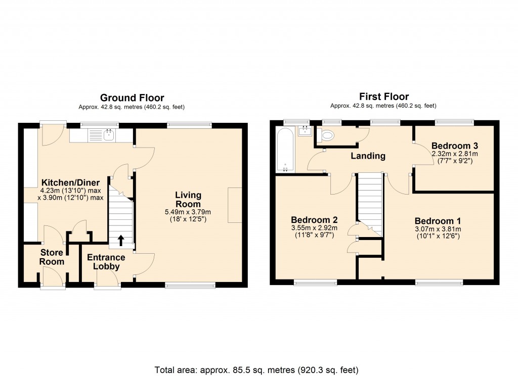 Floorplans For Trowbridge, Wiltshire