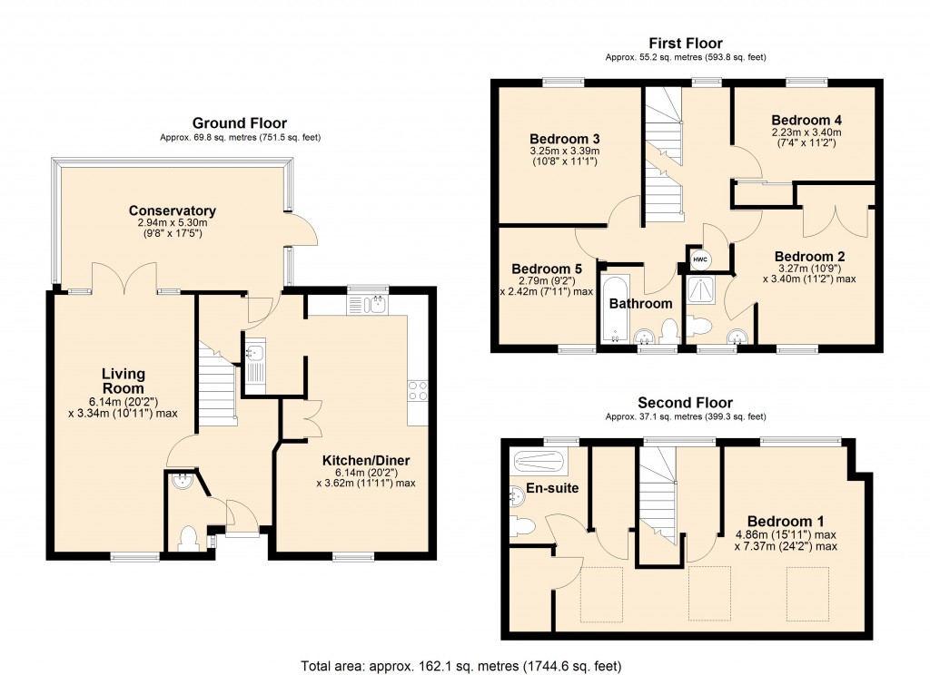 Floorplans For Hilperton, Trowbridge, Wiltshire