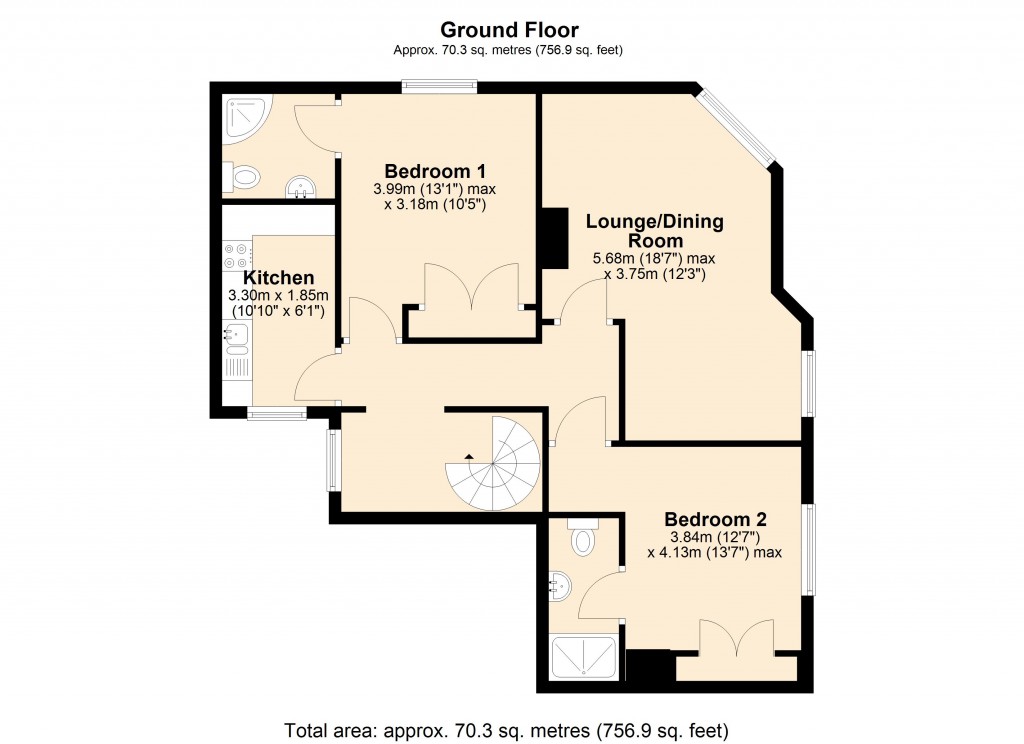 Floorplans For Church Street, Trowbridge, Wiltshire