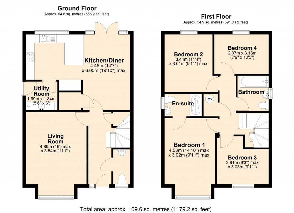Floorplans For Weavers Meadow, Trowbridge, Wiltshire