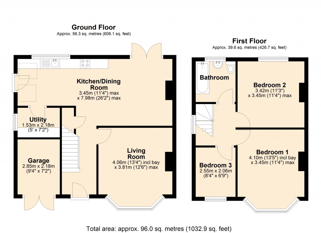 Floorplans For Trowbridge, Wiltshire