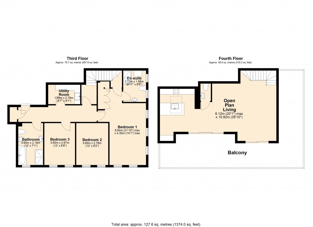 Floorplans For Stallard Street, Trowbridge, Wiltshire
