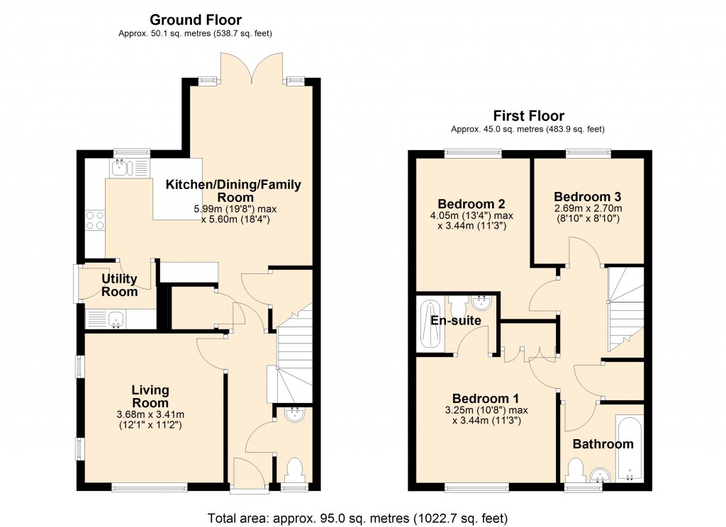 Floorplans For Weavers Meadow, Trowbridge, Wiltshire