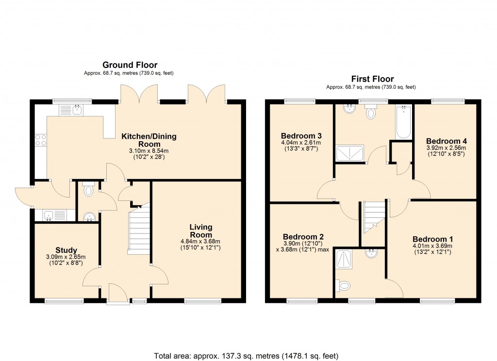 Floorplans For Trowbridge, Wiltshire