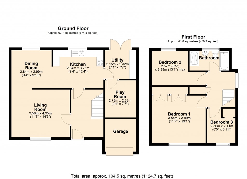 Floorplans For Melksham, Wiltshire