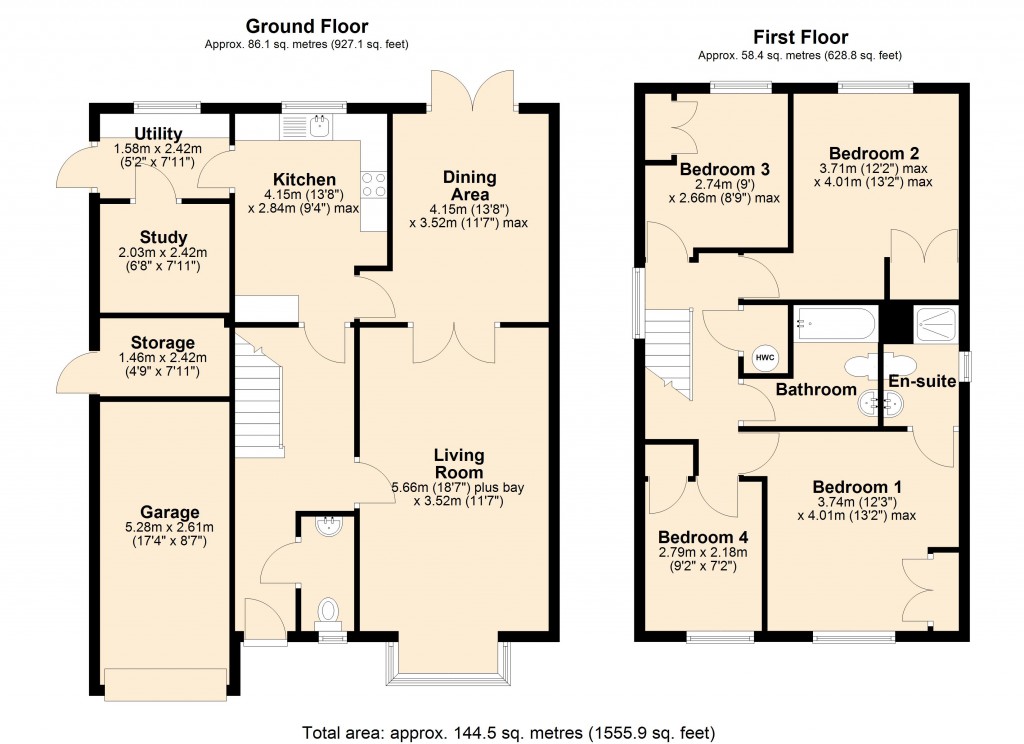 Floorplans For Hilperton, Trowbridge