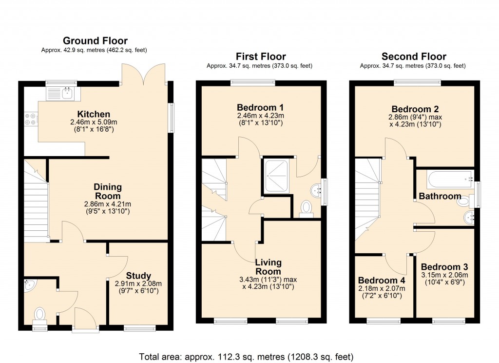 Floorplans For Trowbridge, Wiltshire