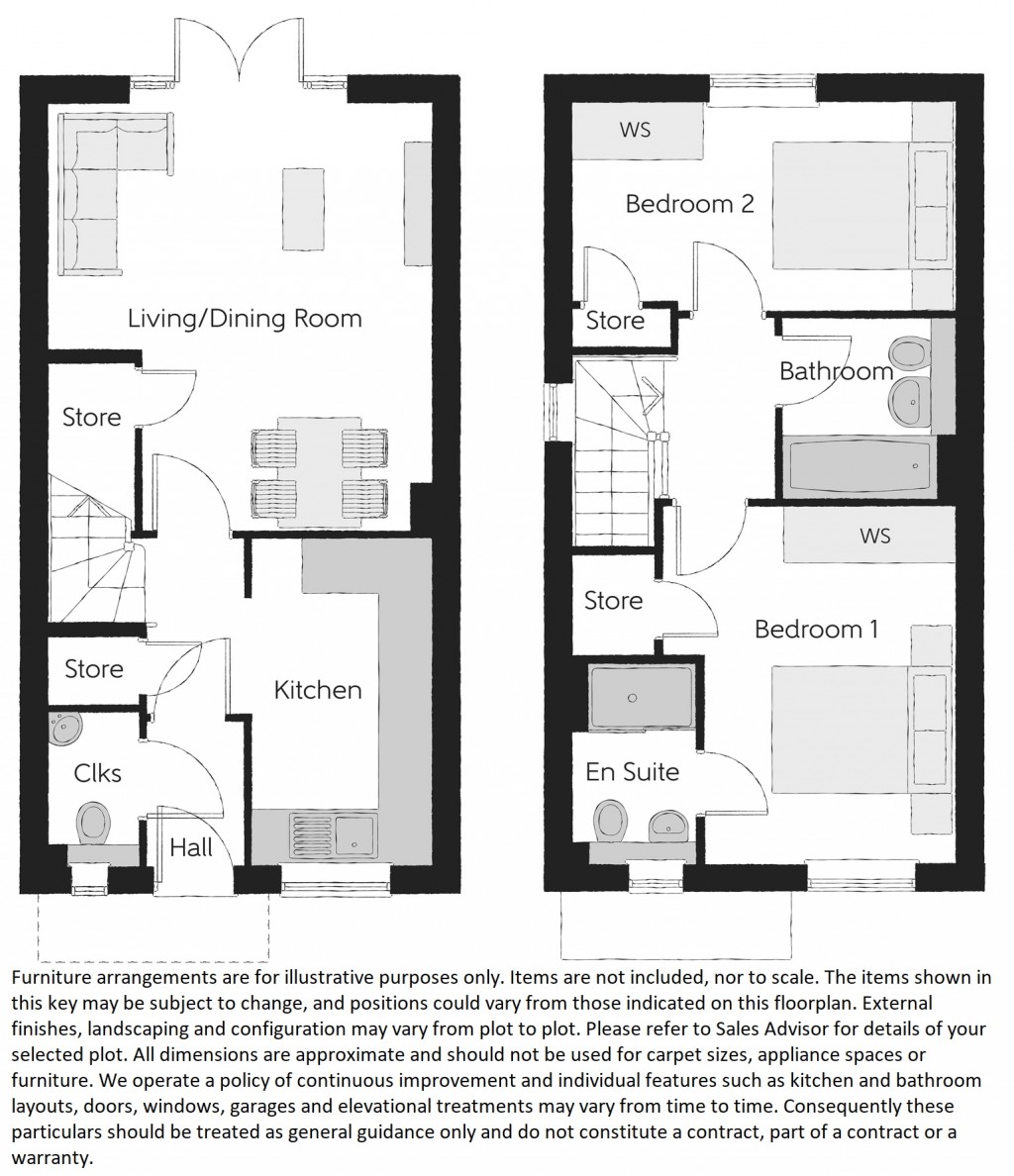 Floorplans For Weavers Meadow, Trowbridge, Wiltshire