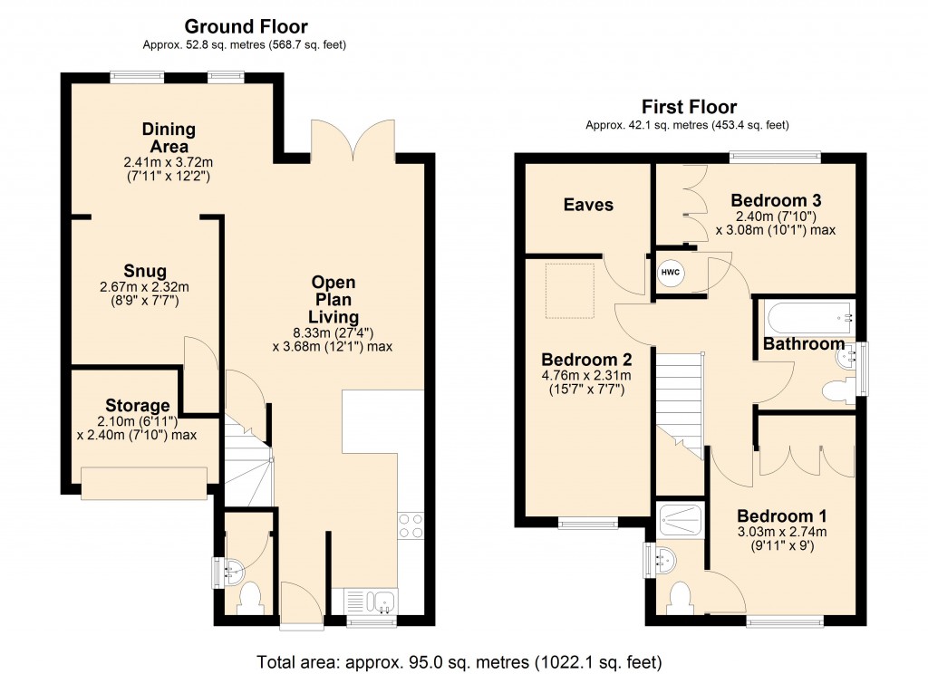 Floorplans For Hilperton, Trowbridge, Wiltshire