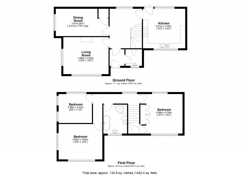 Floorplans For Broughton Gifford, Melksham, Wiltshire