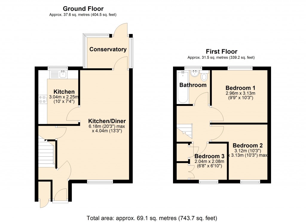 Floorplans For Hilperton, Trowbridge