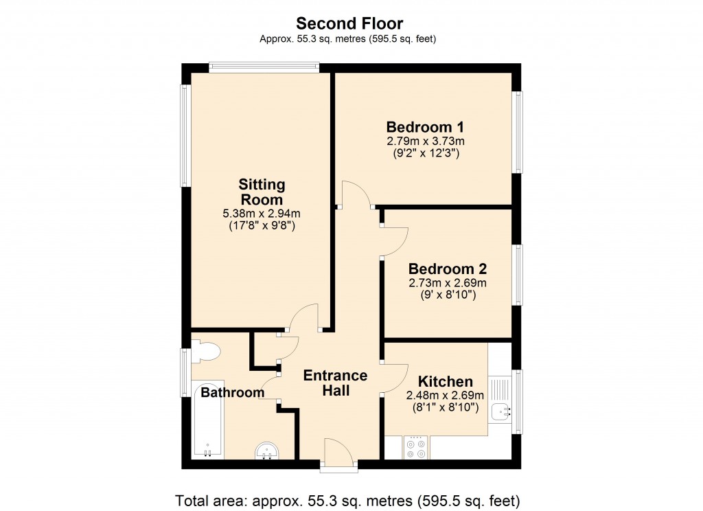 Floorplans For Wingfield Road, Trowbridge, Wiltshire