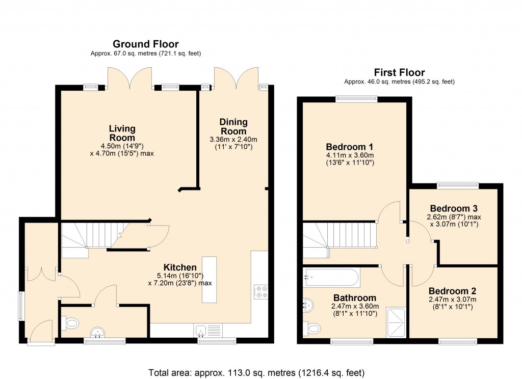 Floorplans For Holt, Wiltshire