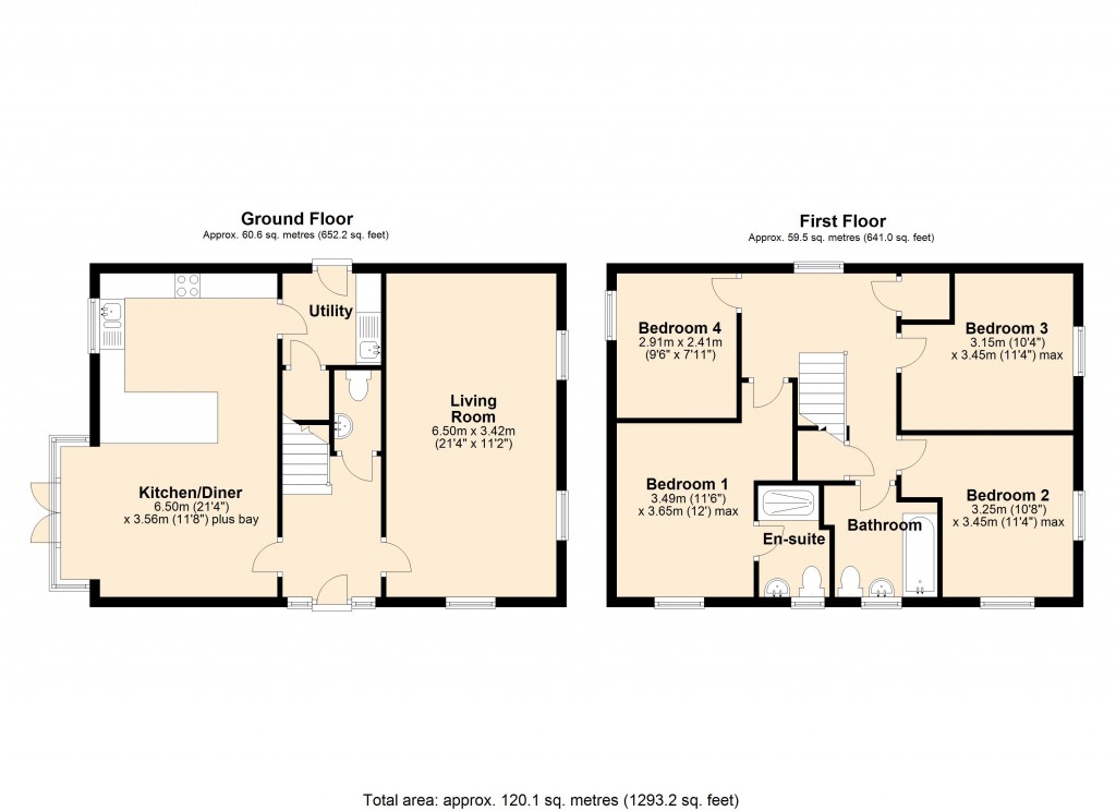 Floorplans For Rowden Chase, Chippenham, Wiltshire