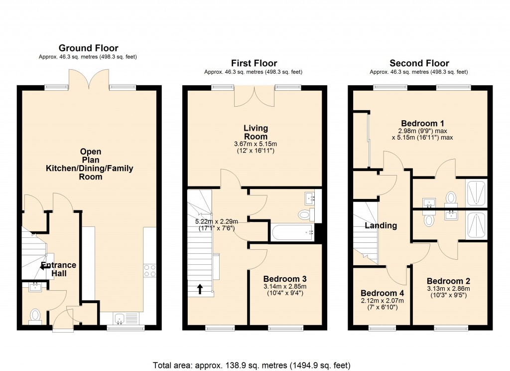 Floorplans For Bradford On Avon, Wiltshire