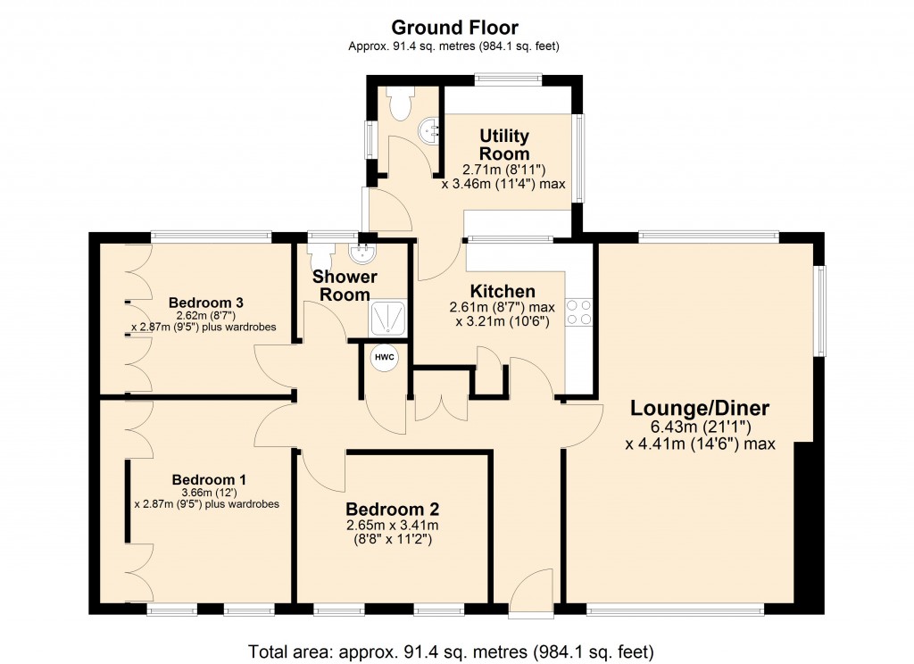 Floorplans For Hilperton, Trowbridge, Wiltshire