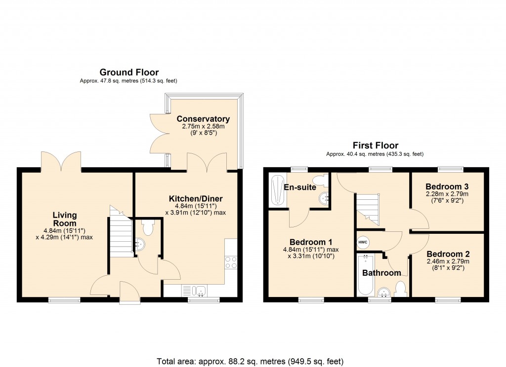 Floorplans For Trowbridge, Wiltshire