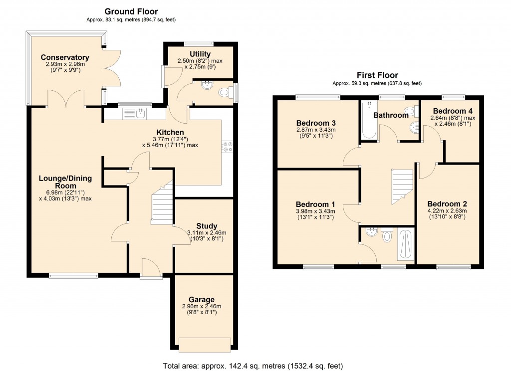 Floorplans For Trowbridge, Wiltshire