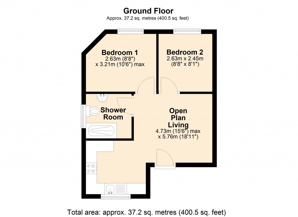 Floorplans For Duke Street, Trowbridge