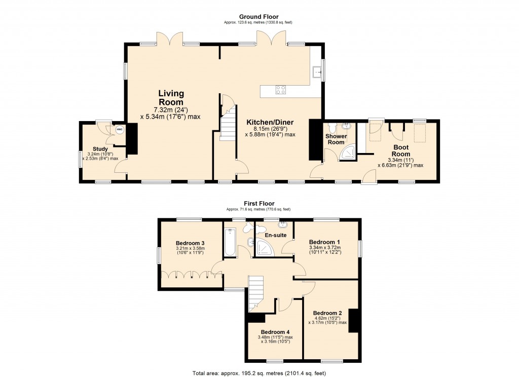 Floorplans For Great Hinton, Trowbridge, Wiltshire
