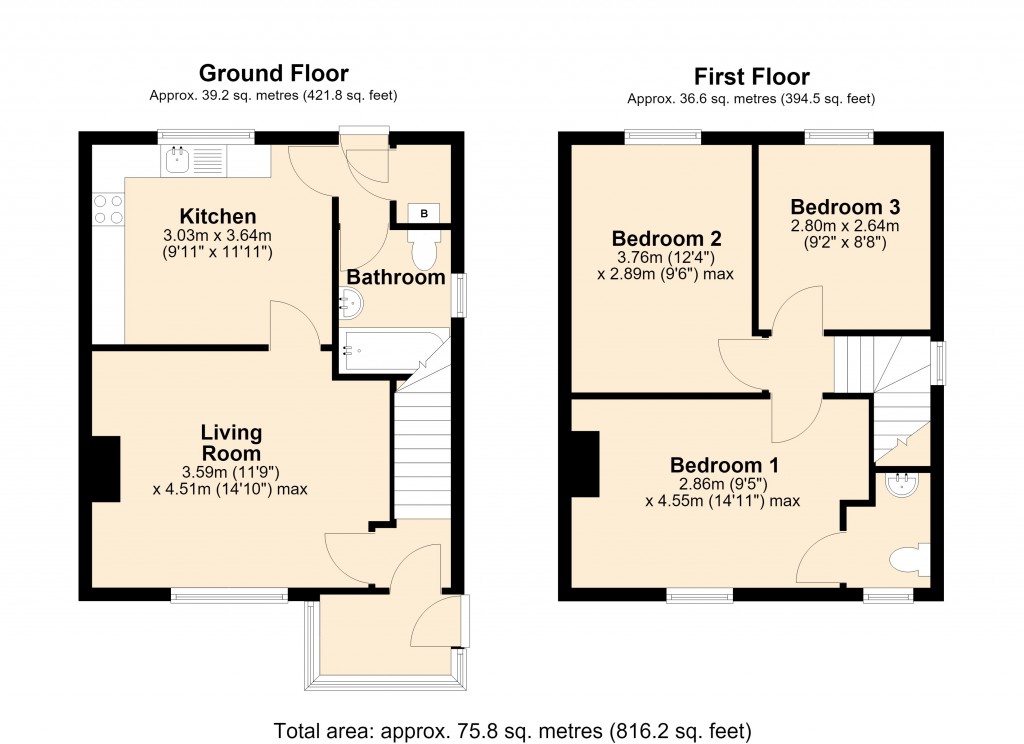Floorplans For Staverton, Trowbridge, Wiltshire