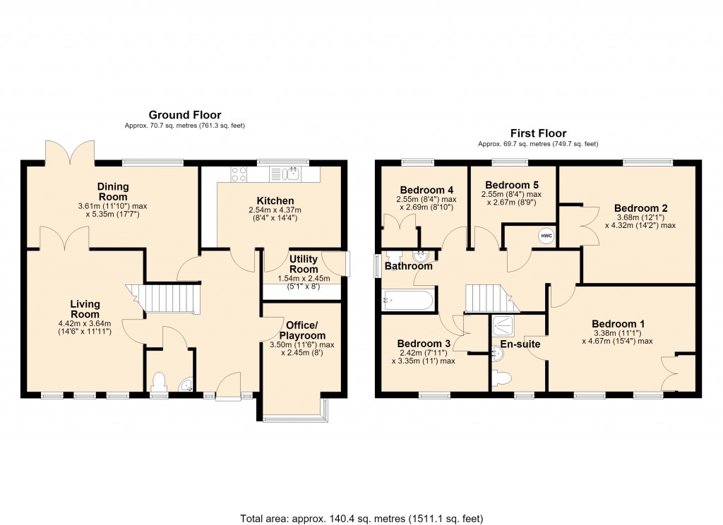Floorplans For Hilperton, Trowbridge, Wiltshire
