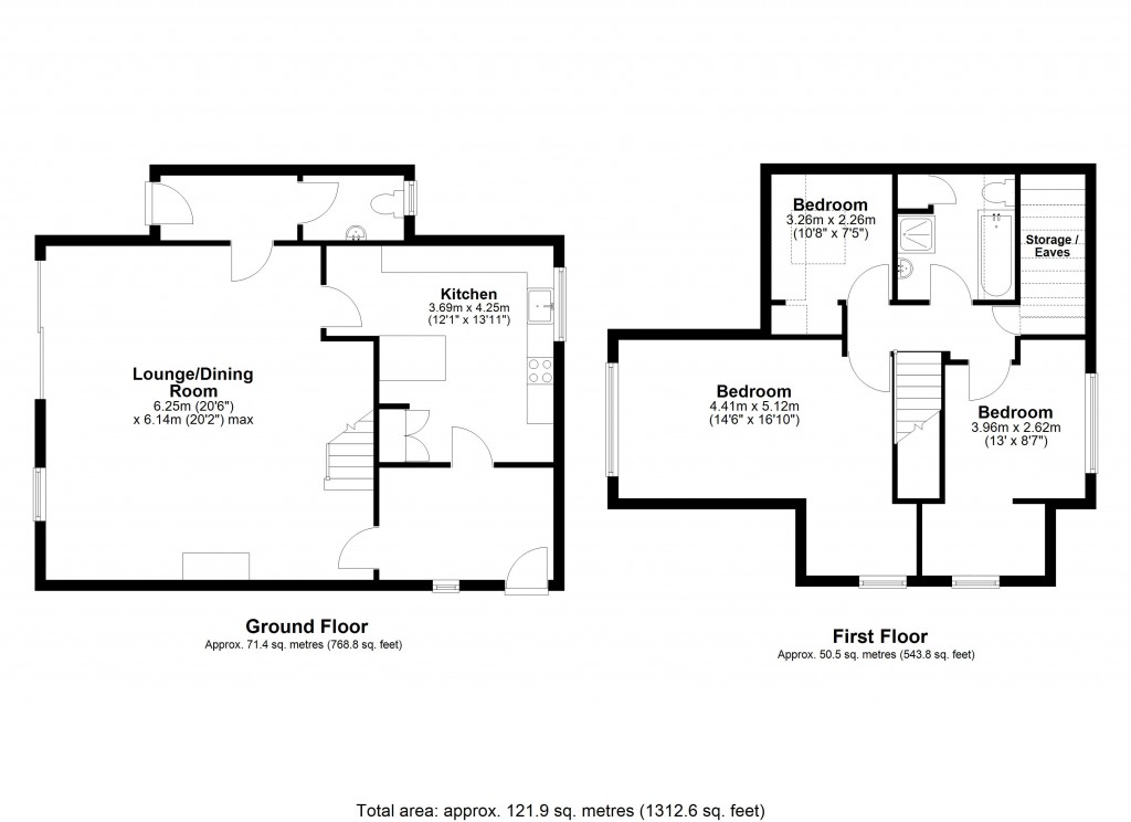 Floorplans For Bremeridge Farm, Dilton Marsh, Westbury
