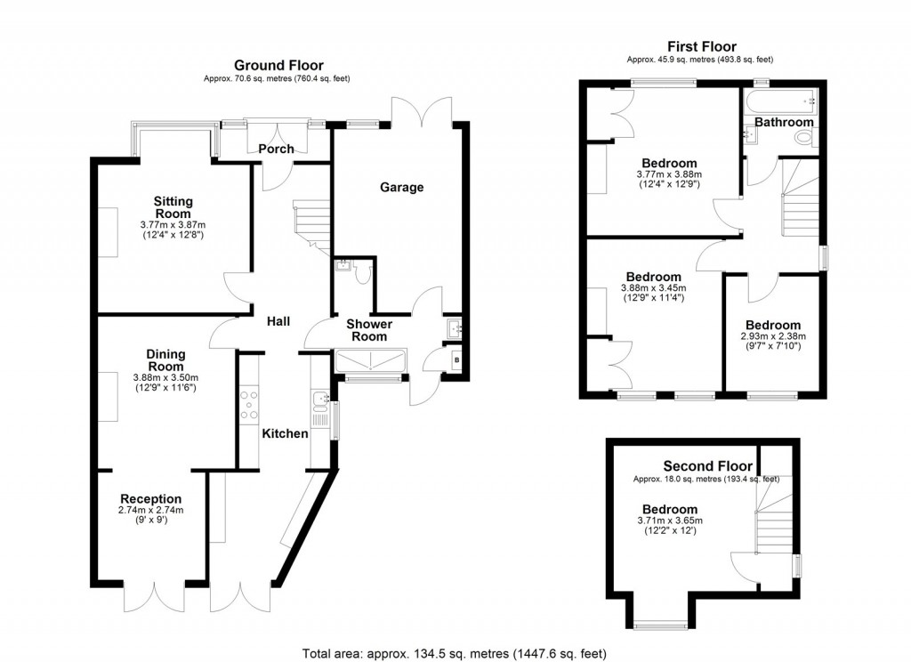 Floorplans For Westbury, Wiltshire
