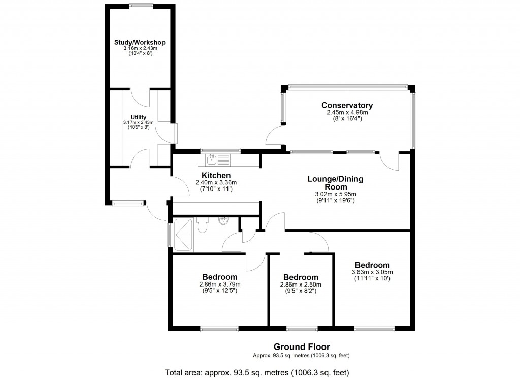 Floorplans For Westbury, Wiltshire