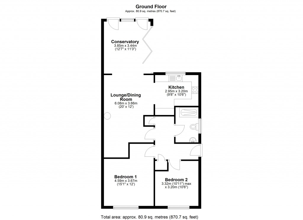 Floorplans For Westbury, Wiltshire