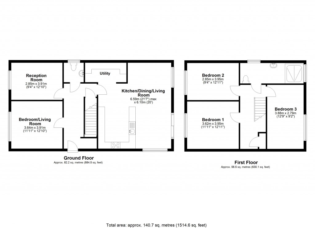 Floorplans For Westbury, Wiltshire
