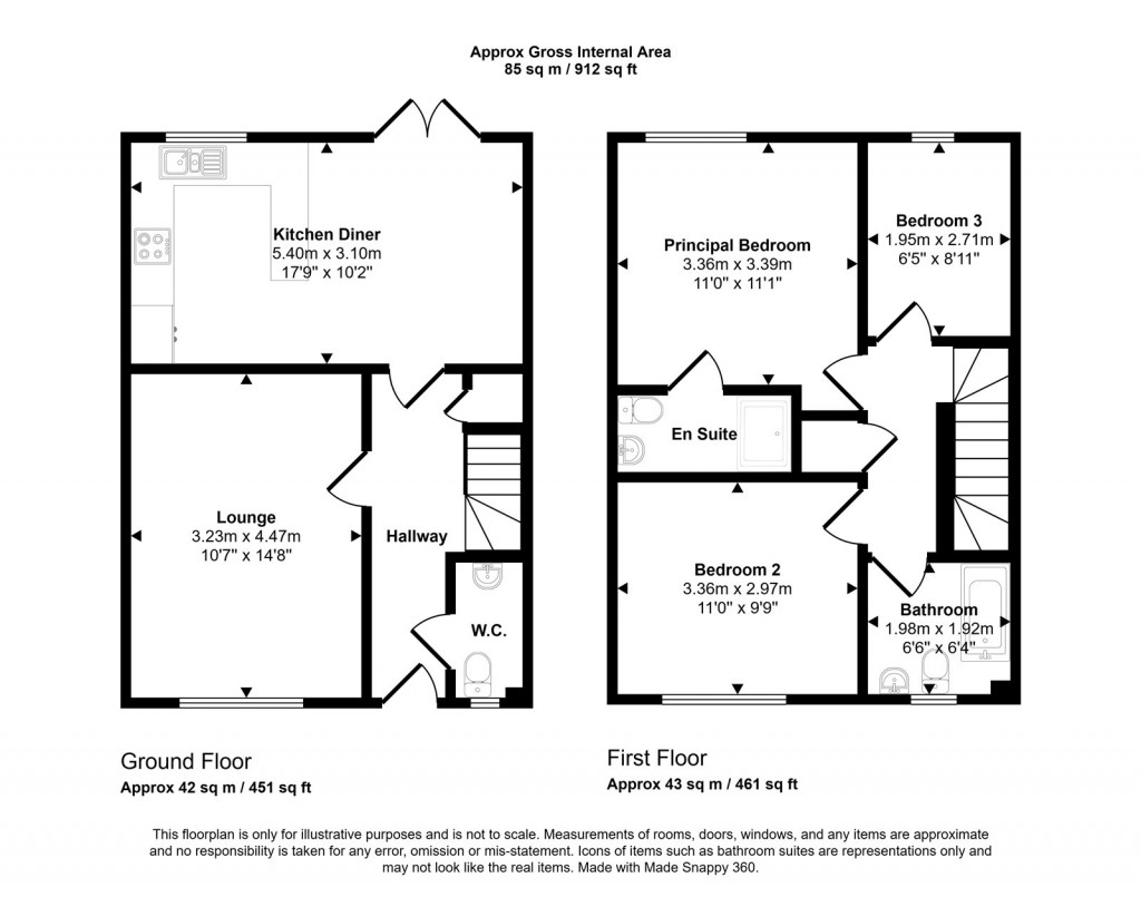 Floorplans For Westbury, Wiltshire