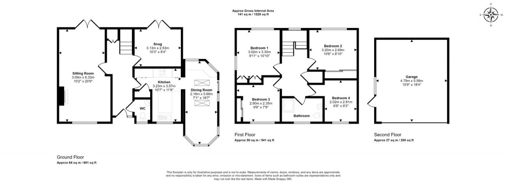 Floorplans For Westbury, Wiltshire
