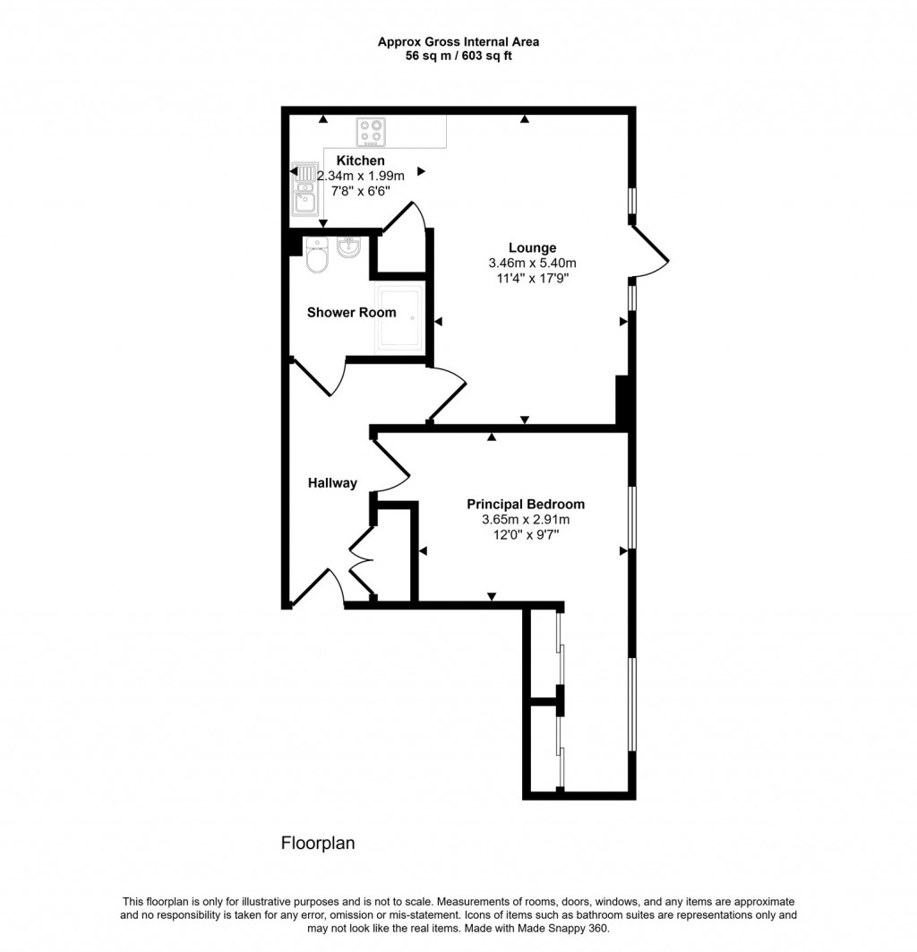Floorplans For Chantry Court, Westbury