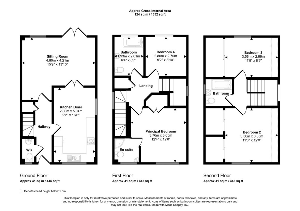 Floorplans For Dilton Marsh, Westbury