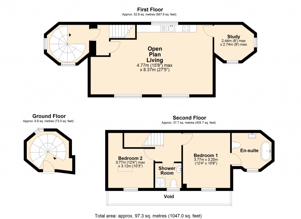 Floorplans For Church Street, Trowbridge, Wiltshire