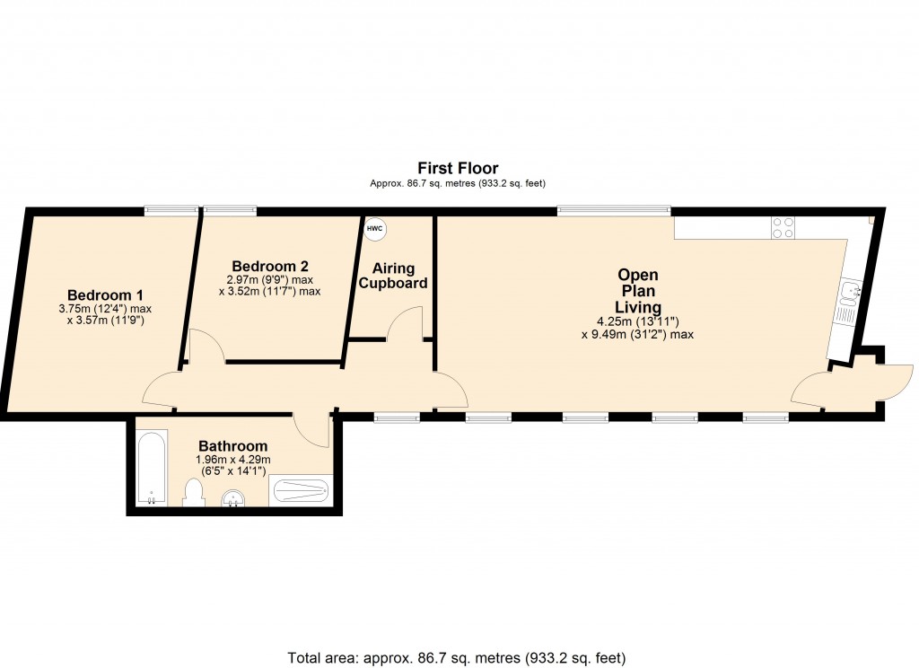 Floorplans For Church Street, Trowbridge, Wiltshire
