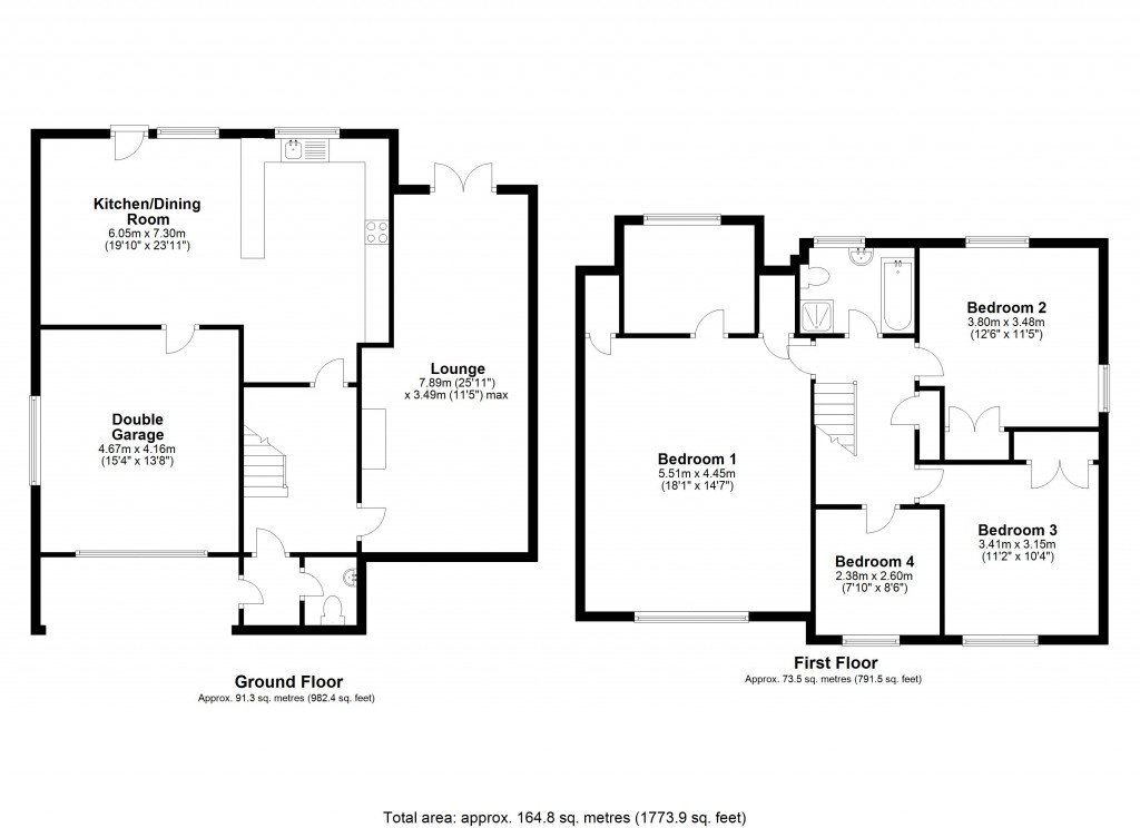 Floorplans For Dilton Marsh, Westbury
