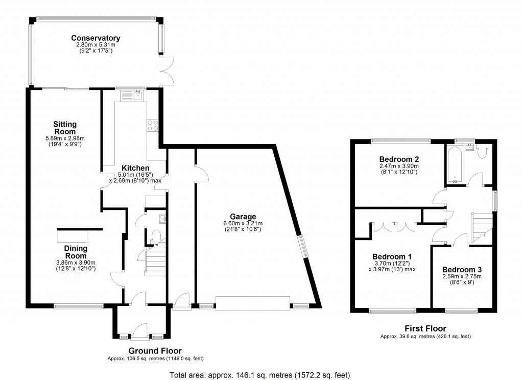 Floorplans For Westbury, Wiltshire