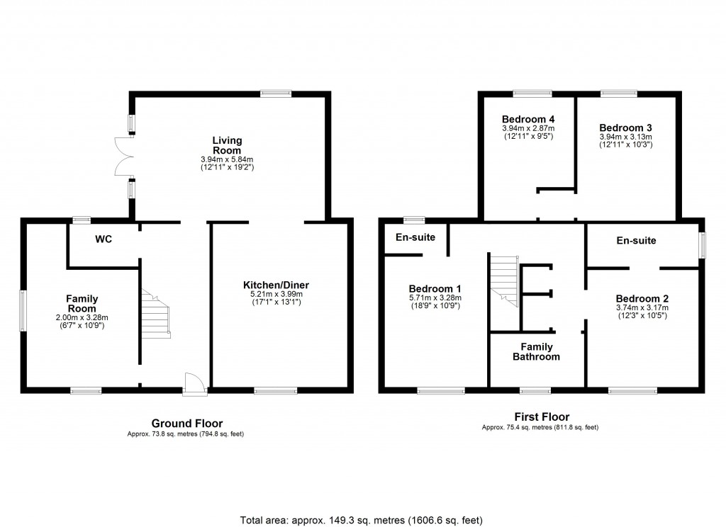 Floorplans For Chitterne, Wiltshire