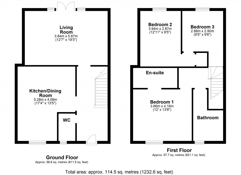 Floorplans For Chitterne, Wiltshire