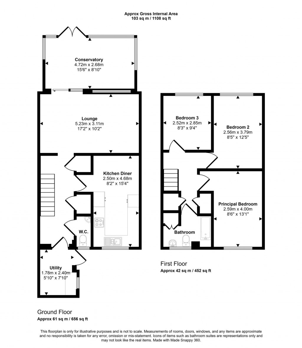 Floorplans For Warminster, Norton Bavant